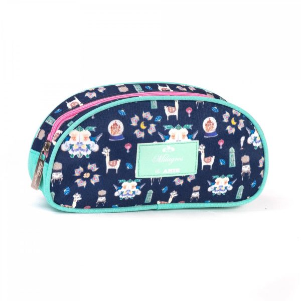 Cartuchera ARTE 1 cierre Milagros Llama - Imagen 2