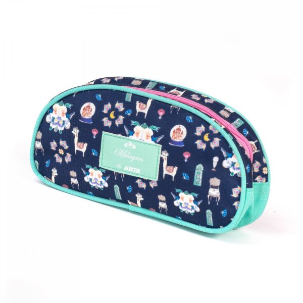 Cartuchera ARTE 1 cierre Milagros Llama - Imagen 3