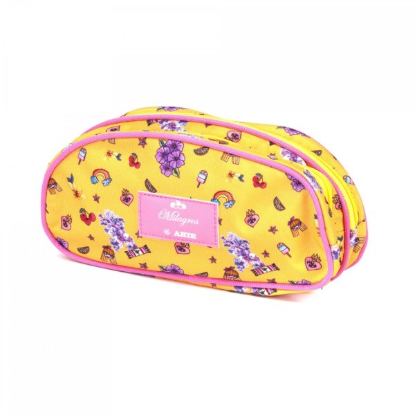 Cartuchera ARTE 2 cierres Milagros Girls - Imagen 3